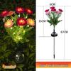 Solar LED Snow Lotus Garden Landscape Lamp