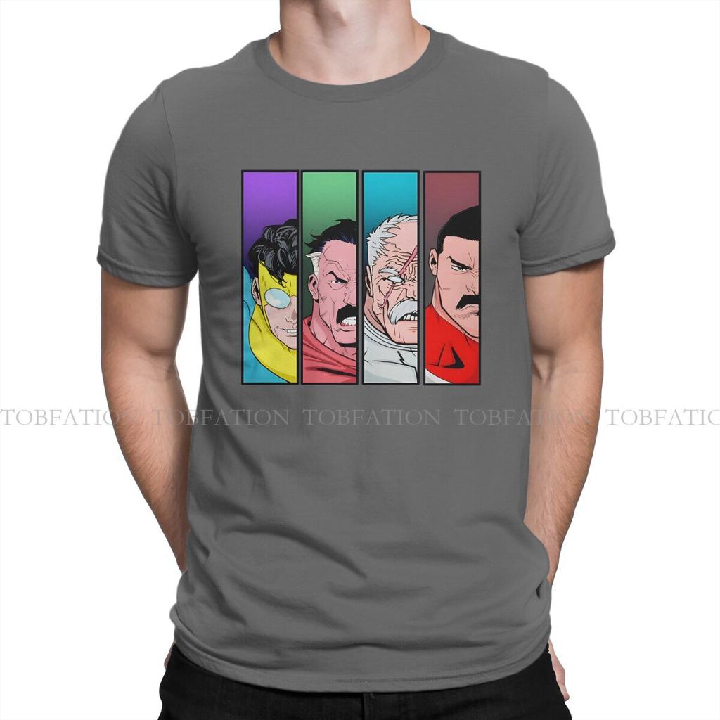 Invincible TV Series Pure Cotton TShirt Viltrumites Basic T Shirt Leisure Men Tee Shirt Printing