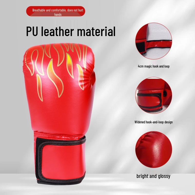 Children's Full Finger Boxing Gloves for Training & Martial Arts