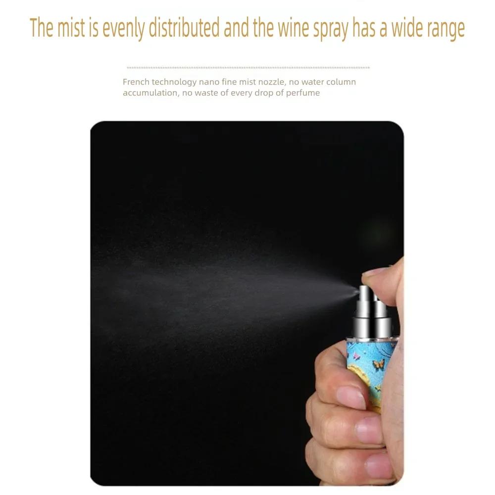 10ml Mini Perfume Bottle Refillable Empty Cosmetic Containers Leak-proof Perfume Atomizer Bottle for Travel Cosmetic Dispenser
