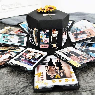 Surprise Explosion Box Love Memory Anniversary Valentine's Day Girl Love Gift DIY Photo Album Birthday Gift Box
