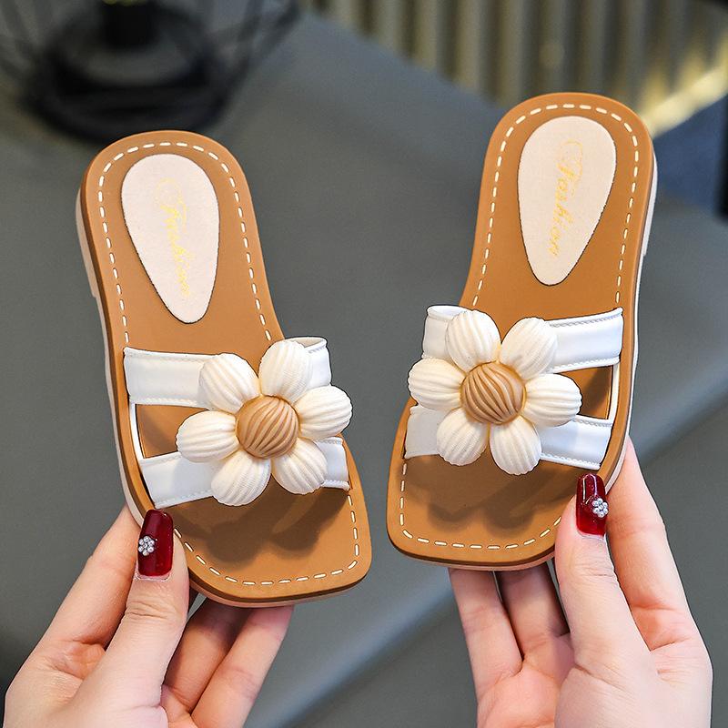 

Children Slippers - Cartoon toddler slippers for girls and boys indoor, summer shoes for kids, 7 size can choose 26-27
