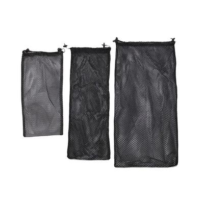 Quick Drying Diving Mesh Bag Breathable Fins Footwear Snorkeling Storage Sack Black Device Organization Diving Drawstring Bag