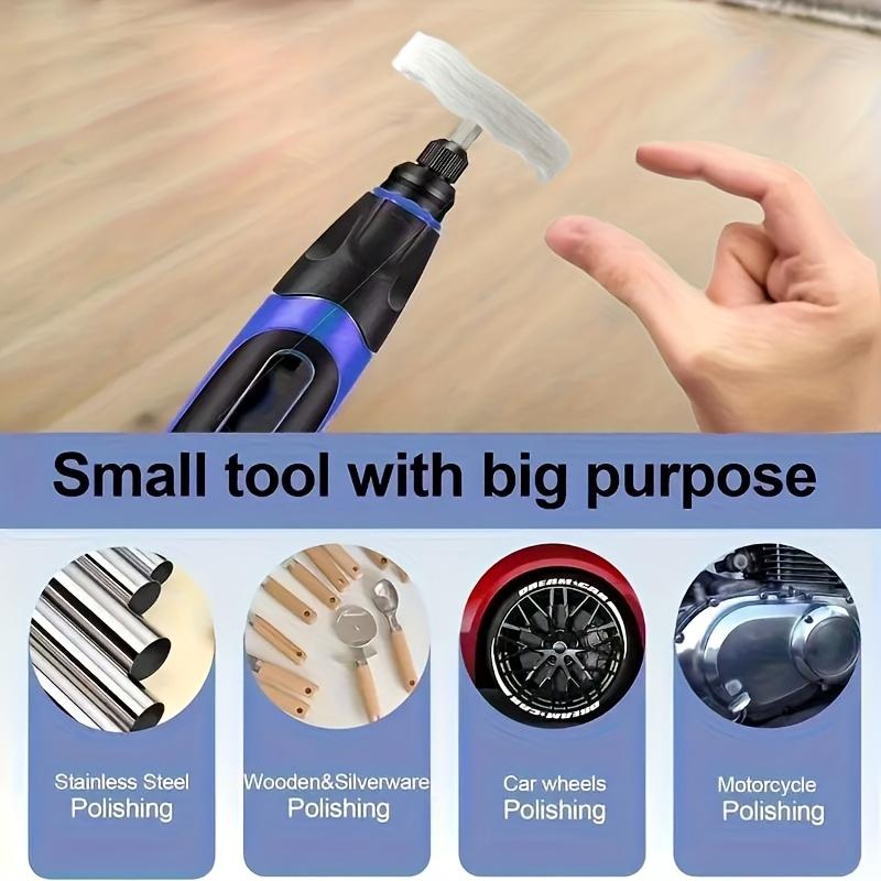 2/3/4 Inch Mirror Polishing Wheel Set with Handle - Suitable for Grinding Wheel Machine Tools, Diamond Carving And Jewelry Polishing Wheel