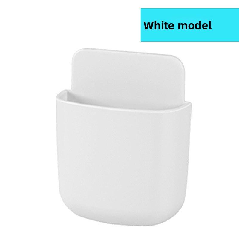Wall Mount Storage Box for Remote, Phone Charger, and Accessories Modern Simple Design, Multi-Purpose Holder