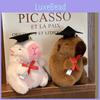 Soft And Charming Plush Capybara Keychain Perfect For Graduation Or Party Gifts