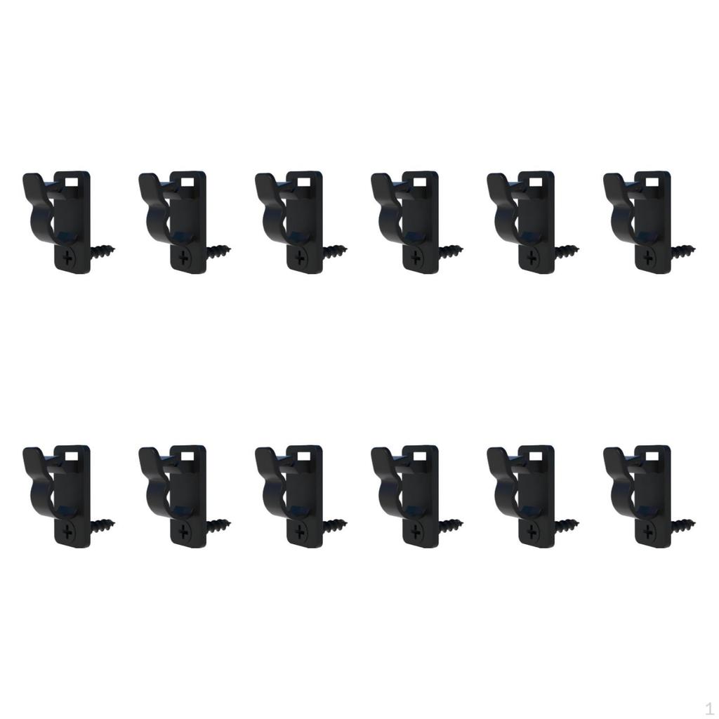 12 Pieces Lights Clips Organizer Versatile Easy Installation Light Hanger Hooks Cable Management
