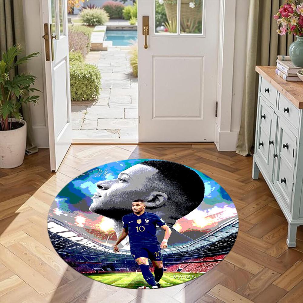 Barcelona Round Office Rug Design for Foyer Dining Room Hallway Outdoor Anti-slip Round Rug Office home decor