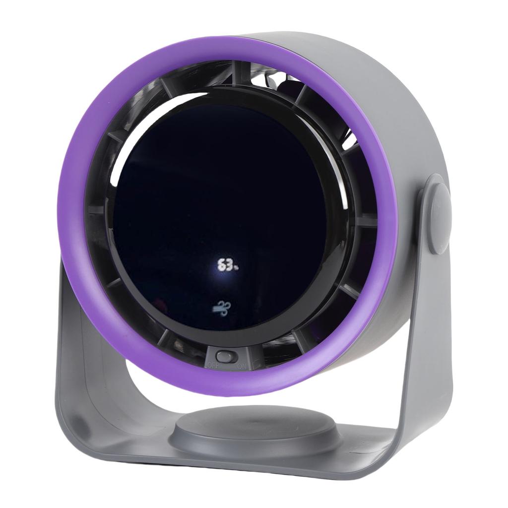 Desk Fan Quiet Digital Display 100 Speeds 3000mAh Battery Operated Rechargeable USB Desk Fan for Office Bedroom Travel