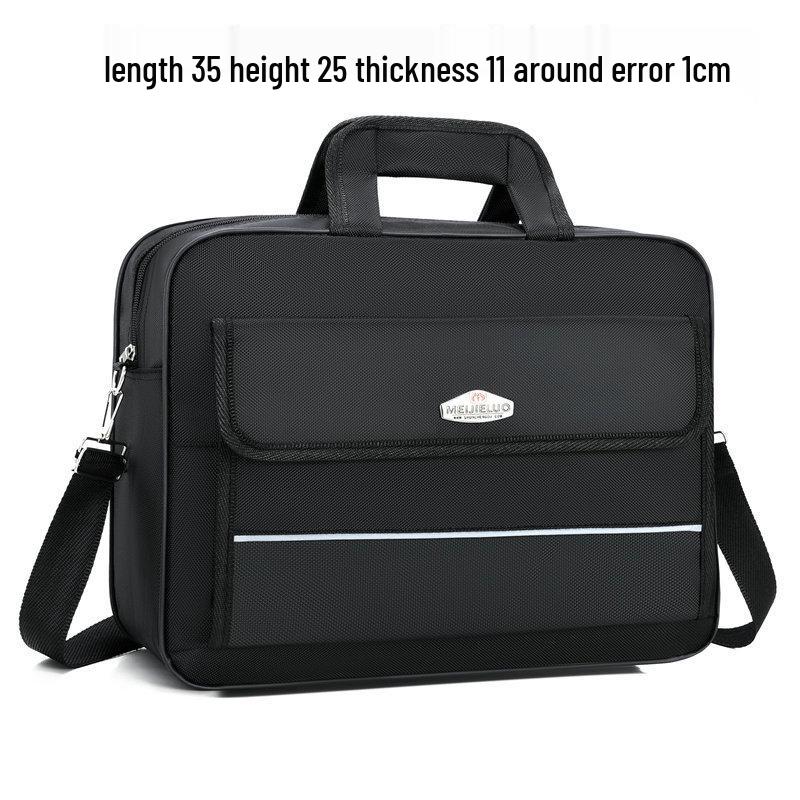 Men's 20" Oversized Waterproof Oxford Messenger Bag - Durable Business & Travel Briefcase