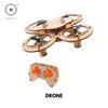 Homlly DIY Educational Stem Wooden Assembly Drone Car Lamp Model Kit