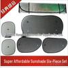 6-Piece Car Sunshade Set for Summer: Front, Side, Slanted, and Rear Windows