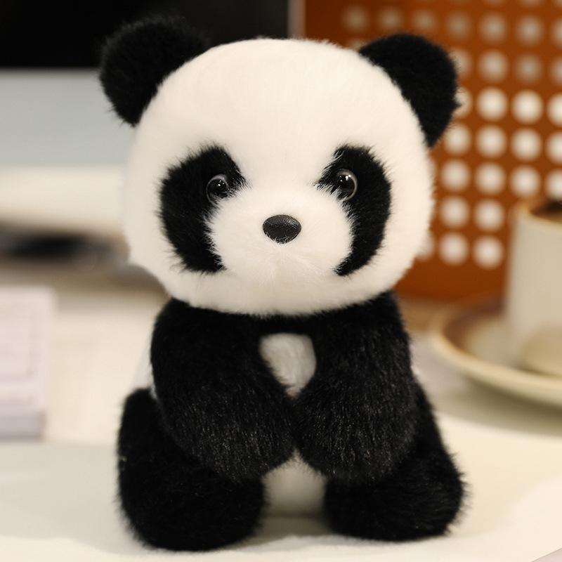 

Cute cute sitting animal panda dinosaur doll plush toy cow pony doll children s doll 15cm