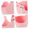 cat Shaped Trash can Kitchen Garbage bin Cartoon Waste Basket Dorm Trash can Tiny Trash can Little Trash can Mini Desktop Wastebasket Pen Container