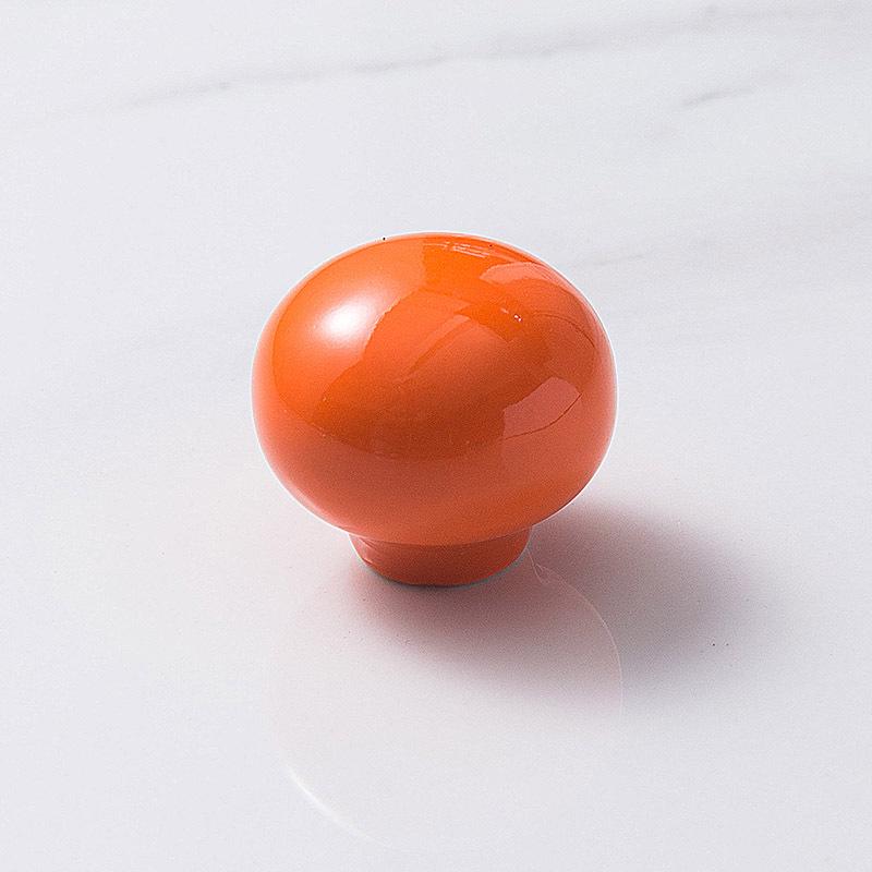 Maniglia Rotonda Semplice Moderna in Ceramica per Armadi e Mobili per Bambini