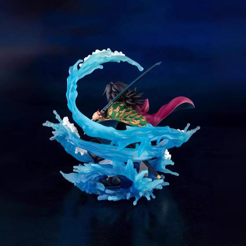 Anime Giyu Tomioka Water Breathing Zero Authentic Boxed Figure Desktop Decoration Collectible Model Collectible Figurine Gift