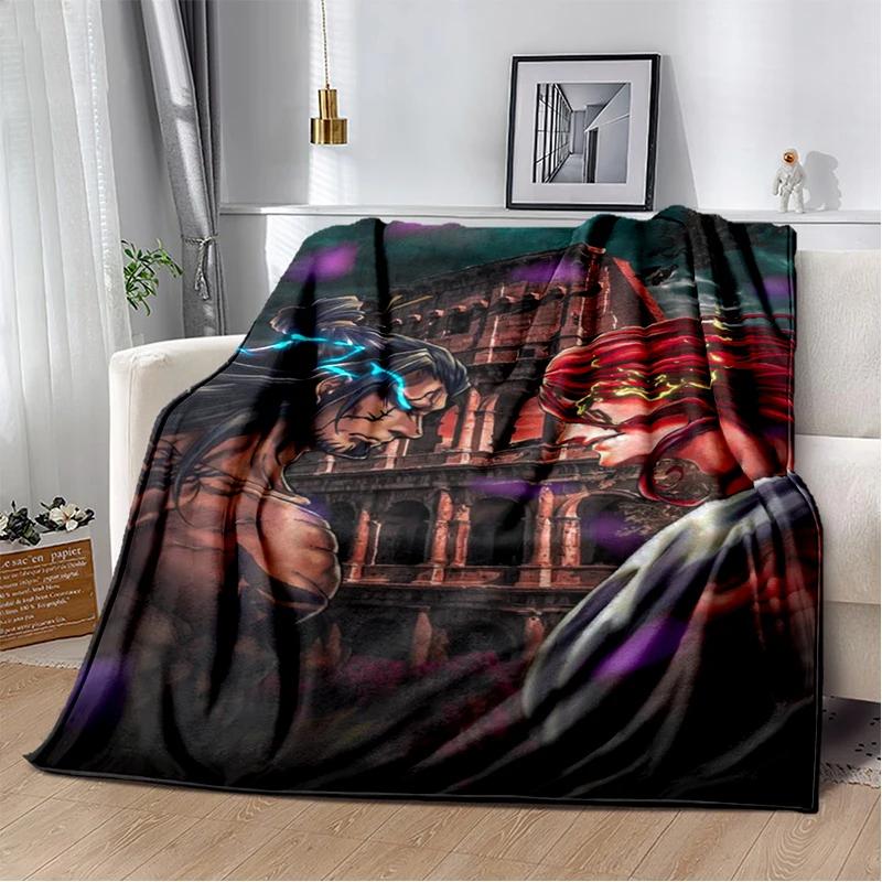 2025 New Style Cartoon Record of Ragnarok Anime Blanket,Soft Throw Blanket for Home Bedroom Bed Sofa Travel Picnic Cover Kids