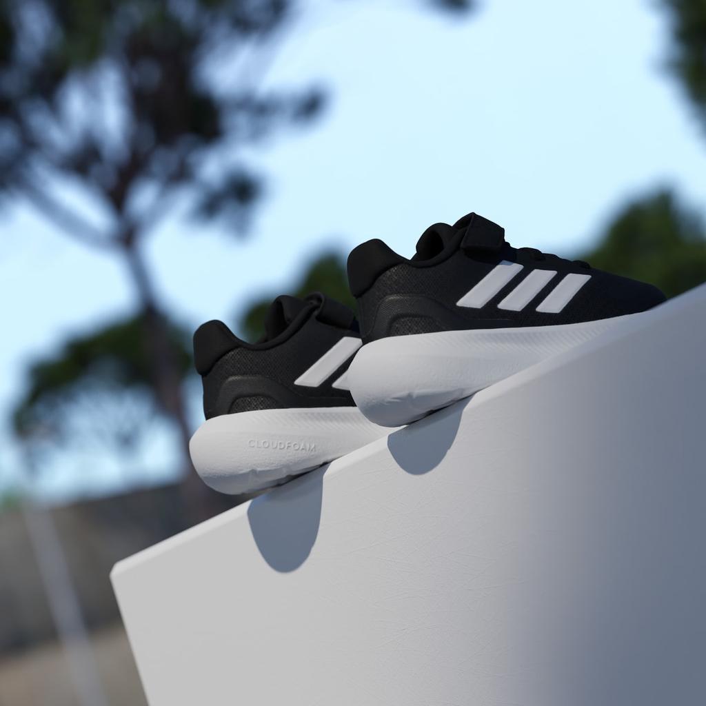 adidas CORE FAITO 5 Kids IE8598 Kids' Sportswear Sneakers Core Black / Cloud White / Cloud White