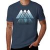 Sacred Geometry Triangles Misty Forest Tshirt Unisex T Shirt Heavy Cotton Unisex T Shirts High Quality Luxury Brand Tshirt