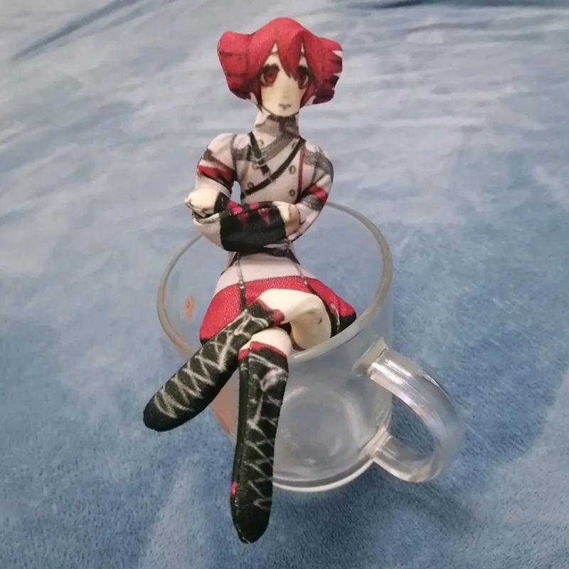Anime Kasane Teto Cosplay Doll Plush Stuffed Toy Cute Figure Room Decoration Abstract Wire Skeleton Doll Gifts