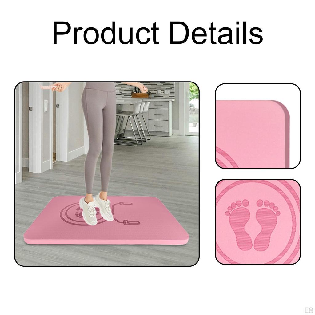 Jump Rope Mat Indoor Slow Jogging Pad Shock Absorption Fitness Blanket Outdoor Non-Slip
