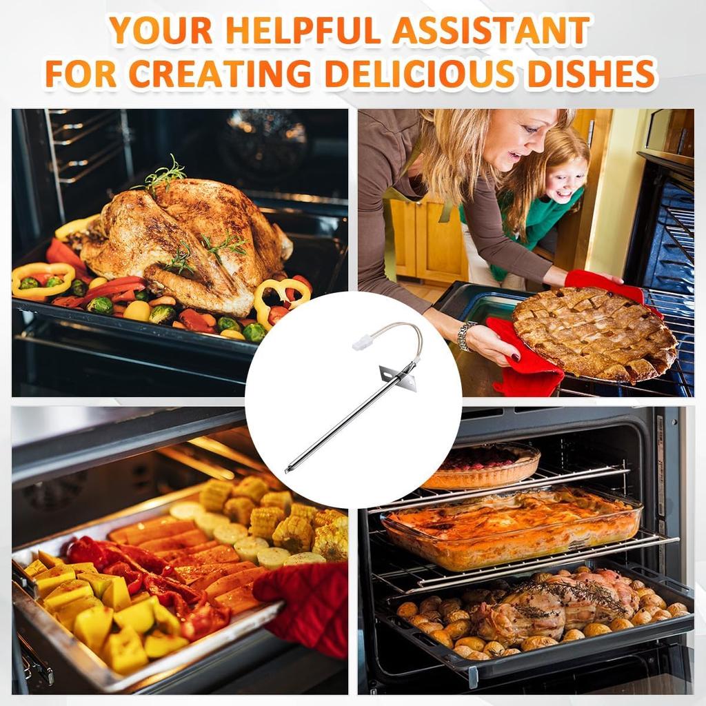 WPW10181986 W10181986 Oven Sensor Temperature Probe Replacement Part for Whirlpool Maytag Kenmore Oven Replace WPW10181986 8273902 W10131826