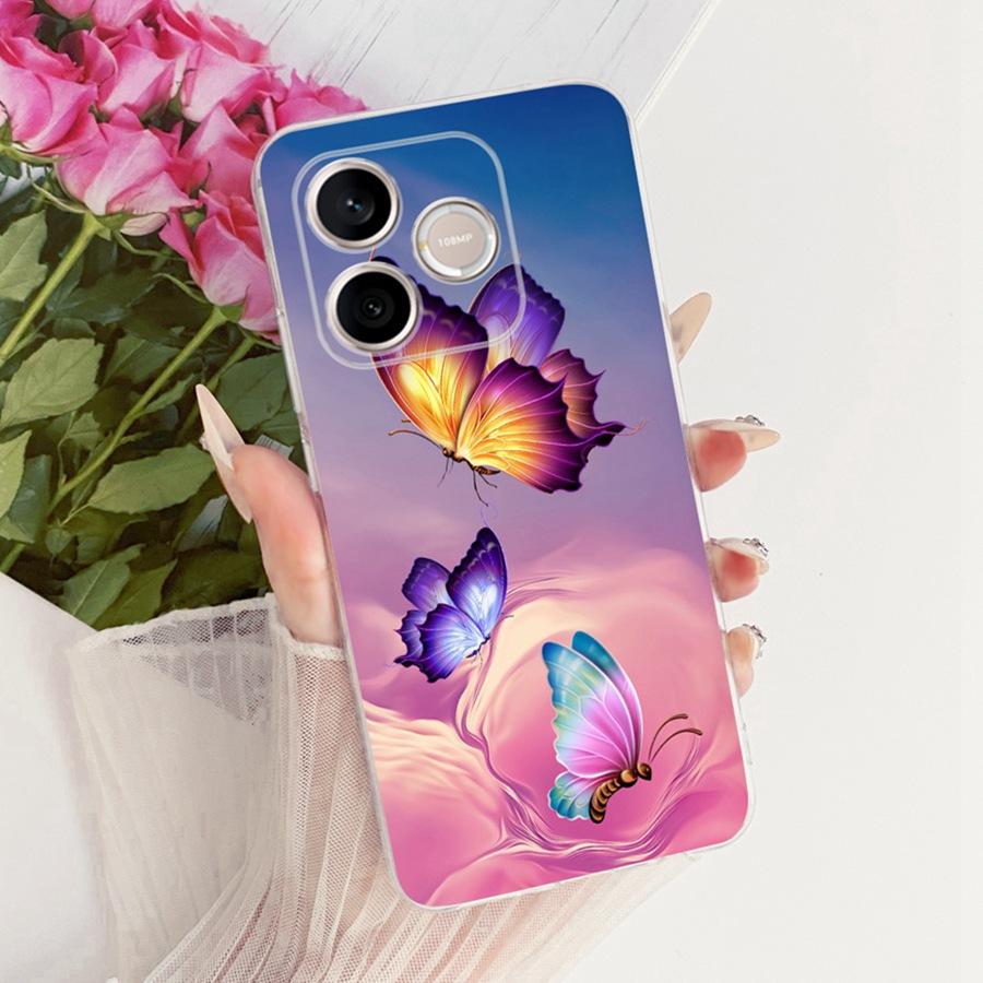 Pro Honor 600 Lite Pouzdro na telefon s počátečním písmenem pro Huawei Y6p Y 7 P Matný zadní kryt Ochrana fotoaparátu Nárazuvzdorná pouzdra