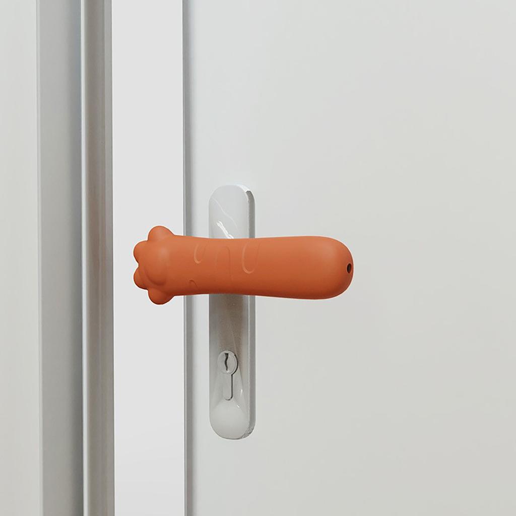 Anti-static Door Handle Cushion Household Noiseless Door Handle Sleeve Suitable for Protecting Wall