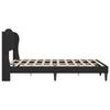 Bed Frame with Headboard Black 120 x 190 cm Velvet