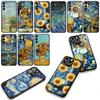 Starry Night Van Gogh Sky Art Phone Cover for Samsung Galaxy S25 S24 S22 S23 FE Ultra Plus A56 A05 A06 A15 A16 A55 S7 Edge Case