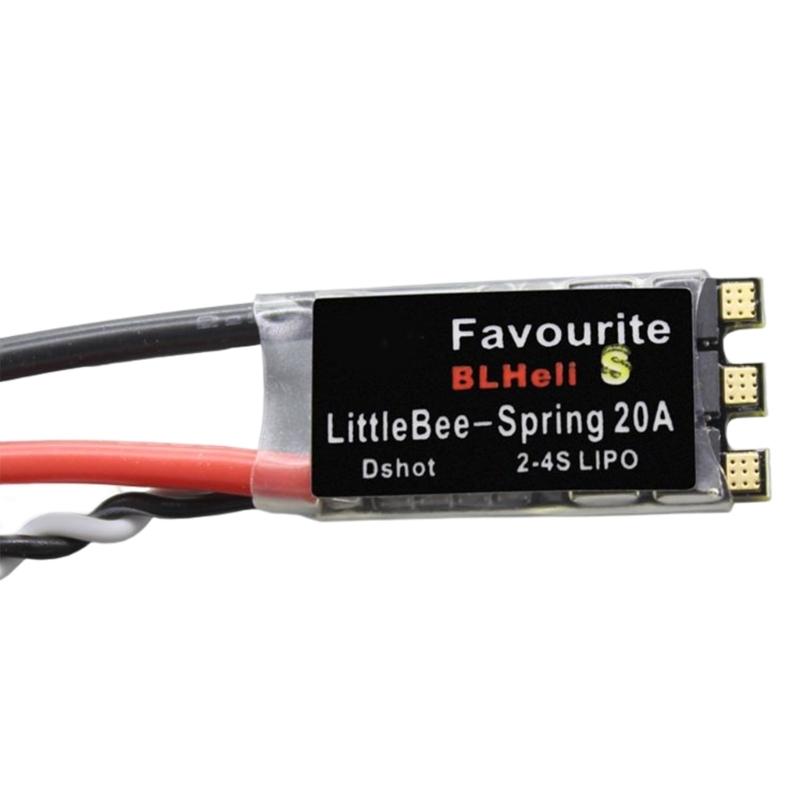 

20A/30A Electronic Speed Controller BLHeli-s Spring Brushless ESC 2-4S Lipo for Multicopter Quadcopter Aircraft 1