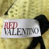 Red Valentino XR3KC12G Yellow Mohair Cable Knit Tops S yellowUsed