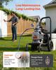 Diaphragm Airless Paint Sprayer, 1800 W Efficient Cart Airless Paint Sprayer, 3300 Psi High Pressure, with Extension Pole, Cleaning Needle and Brush,