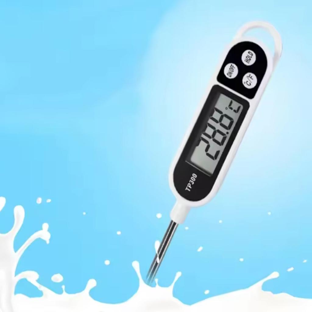 1 Stück-Lebensmittelthermometer Digitales Küchenfleisch-Kochthermometer Lebensmittelsonde Barbecue Elektronischer Ofen Küchenwerkzeuge (Keine Batterie)