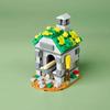 MOC Medieval  Building Blocks Set Hanging Cage Guillotine Castle Fountain Bonfire Tent Bulletin Board Ox Cart Carriage Gift Toy