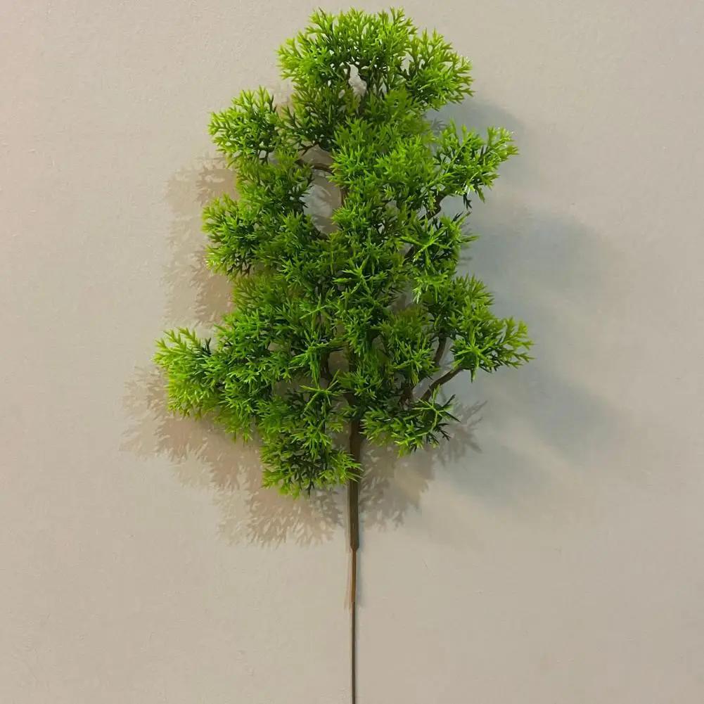5pcs Artificial Pine Branches Plastic Pine Needle Bonsai Decoration Room Decor Aesthetic Office Home Decoration Accessories