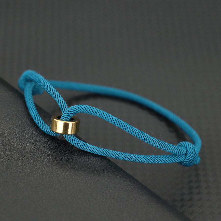 Minimalistisches Herren-Seilarmband, Mailänder Seil-Wickelarmband, 6 Farben, A-Klasse, 4 mm, handgefertigt, geflochtener Handschmuck, verstellbare Brazlets