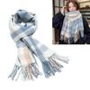 Шерстяной шарф под кашемир Мягкий утеплитель для шеи Модный зимний шарф Женский Мужской