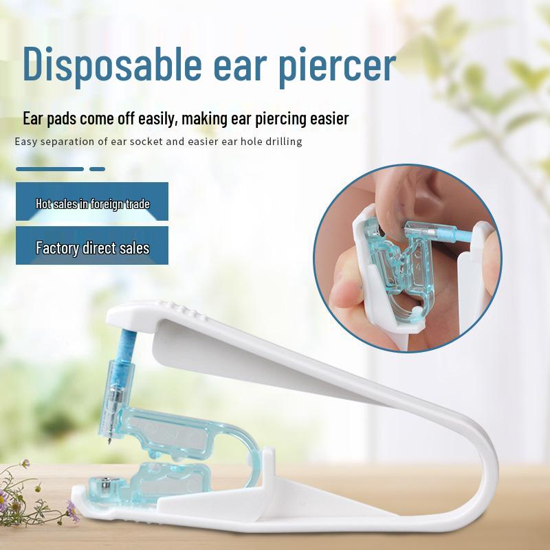 Low-Pain Ear Piercing Device for Adults & Children – Disposable Ear Stud Gun