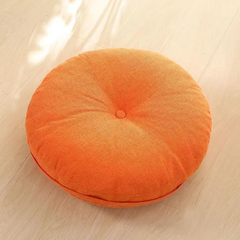 Round Floor Pillow for Adults, Meditation Floor Cushions Chenille Fabric Seat Pads Pillows Cushion for Living Room Balcony