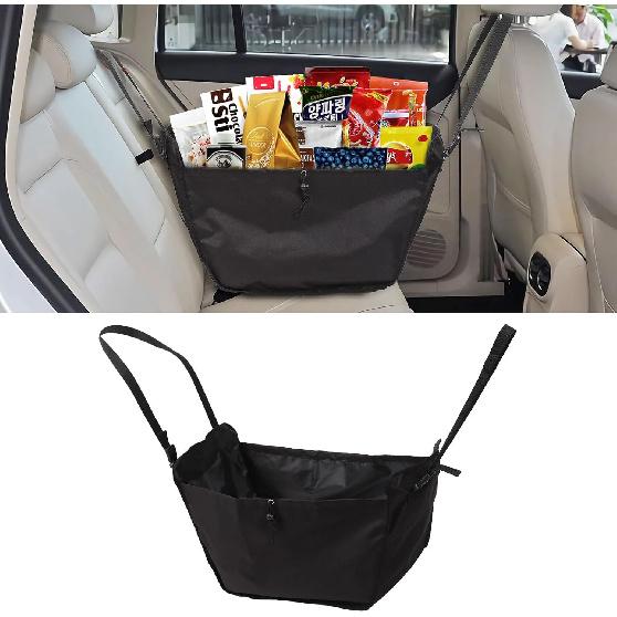 Car Seat Organizer - Large Capacity Passenger Seat Storage Travel Bag, Portable, Foldable And Collapsible Miscellaneous Car Hanging Bag, Shopping