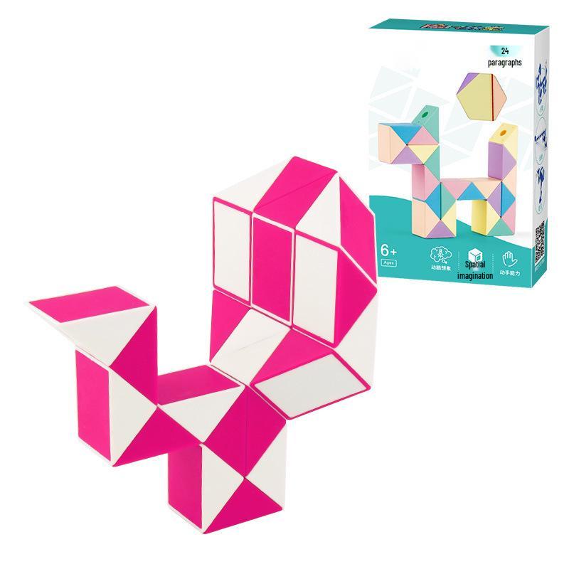 Macaron Magic Cube Set: 24, 36, 48, 60, 72 Sections - Children's Educational Toy Ruler