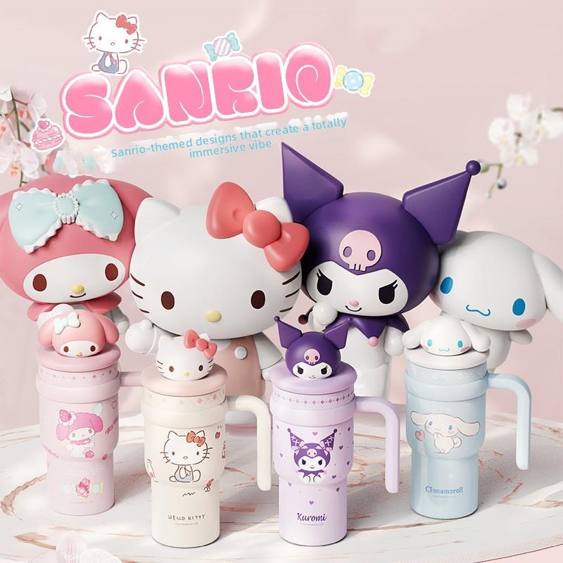 Sanrio Hello Kitty Insulated Travel Mug With Straw And Large Capacity For Kids And Adults