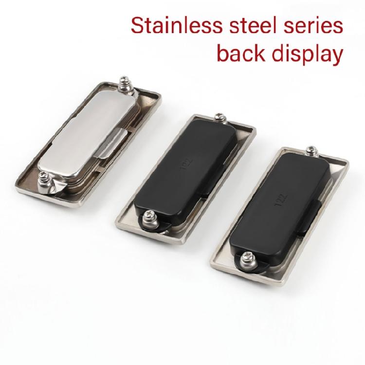 Metal Recessed Drawer Handles set Refined Steel Flush Mount Handles Recessed Handles Upgrades for Dressers & Cabinets