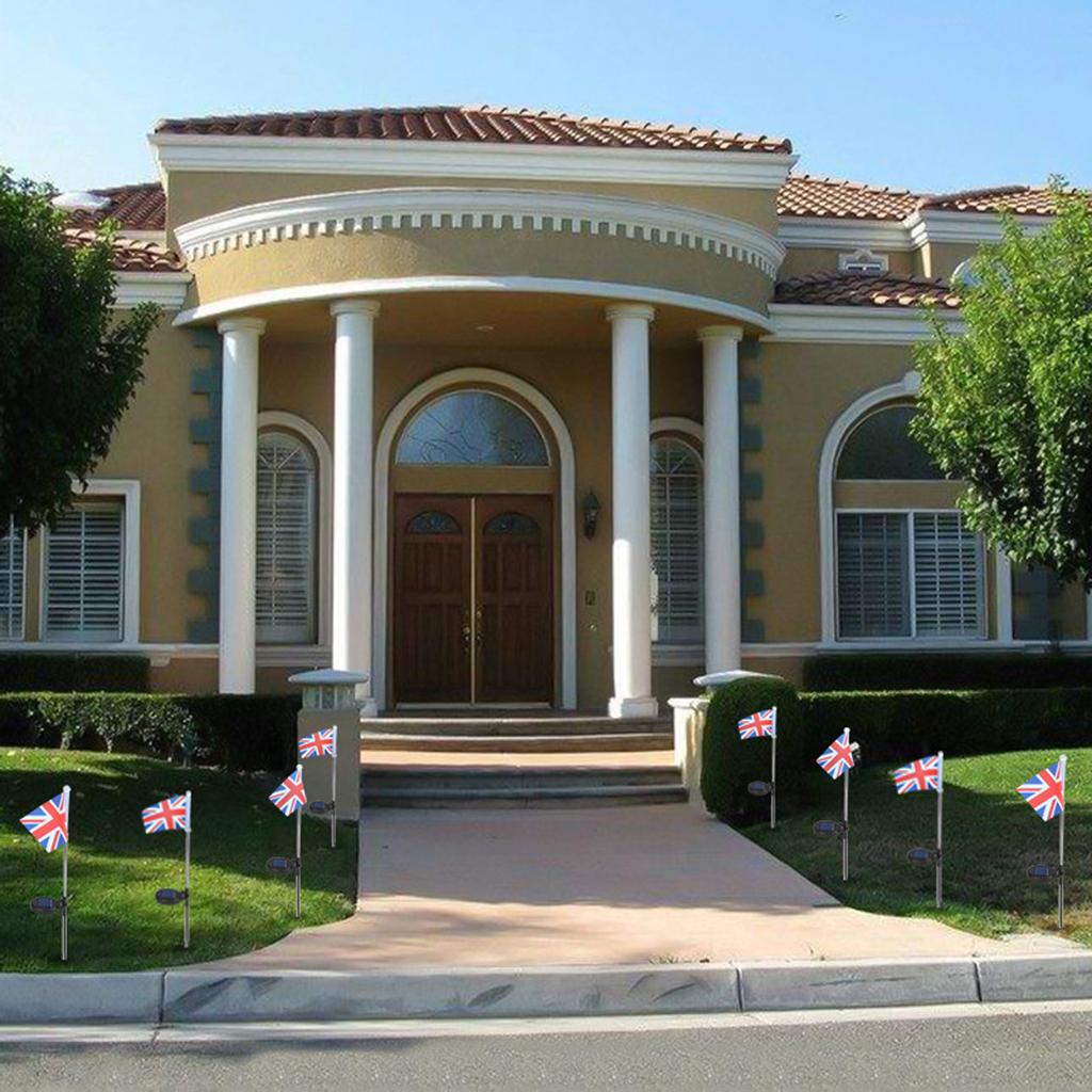 Solar Ground Lights LED Flag Lights Garden Decorative Lights Patio  Lights