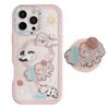 Magnetic 16 ProMax Suitable for IPhone 15 Cute Rotating Elephant Stand Apple 14 Mobile Phone Case 13 Acrylic