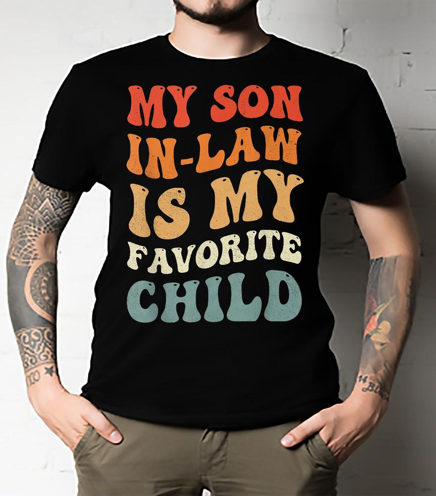 Groovy My son in law is my favorite son in law Essential T-Shirt UNISEX Unisex T-Shirt XXL