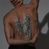 Men's Shiny Rhinestone Sexy Body Chain