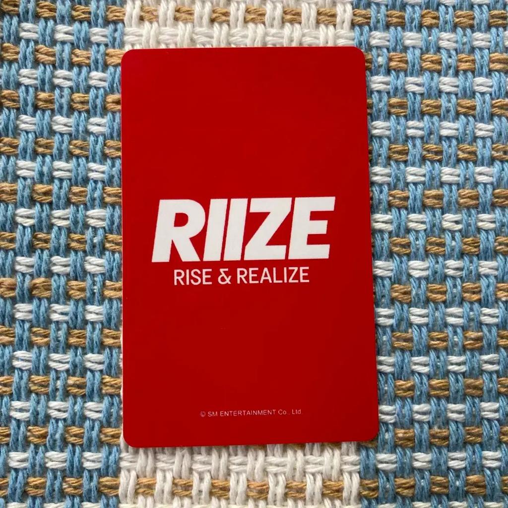 RIIZE Pokapak Wonbin Photocard HMV Lucky Card