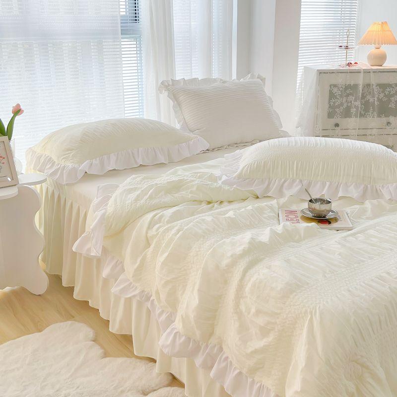 Korean Style Bubble Gauze Washable Cotton Summer Cool Thin Quilt Air-Conditioning Washable Quilt Core for Summer